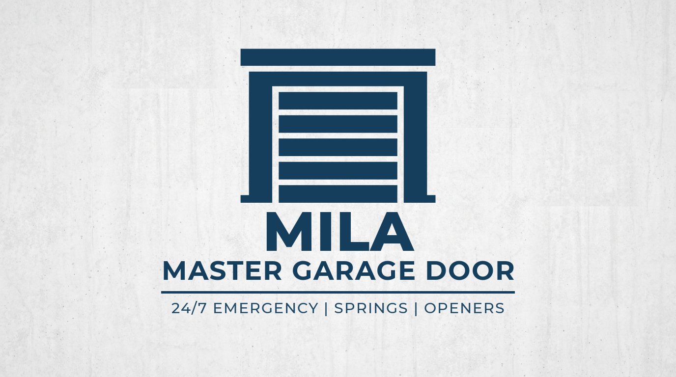 Mila Master Garage Door Logo
